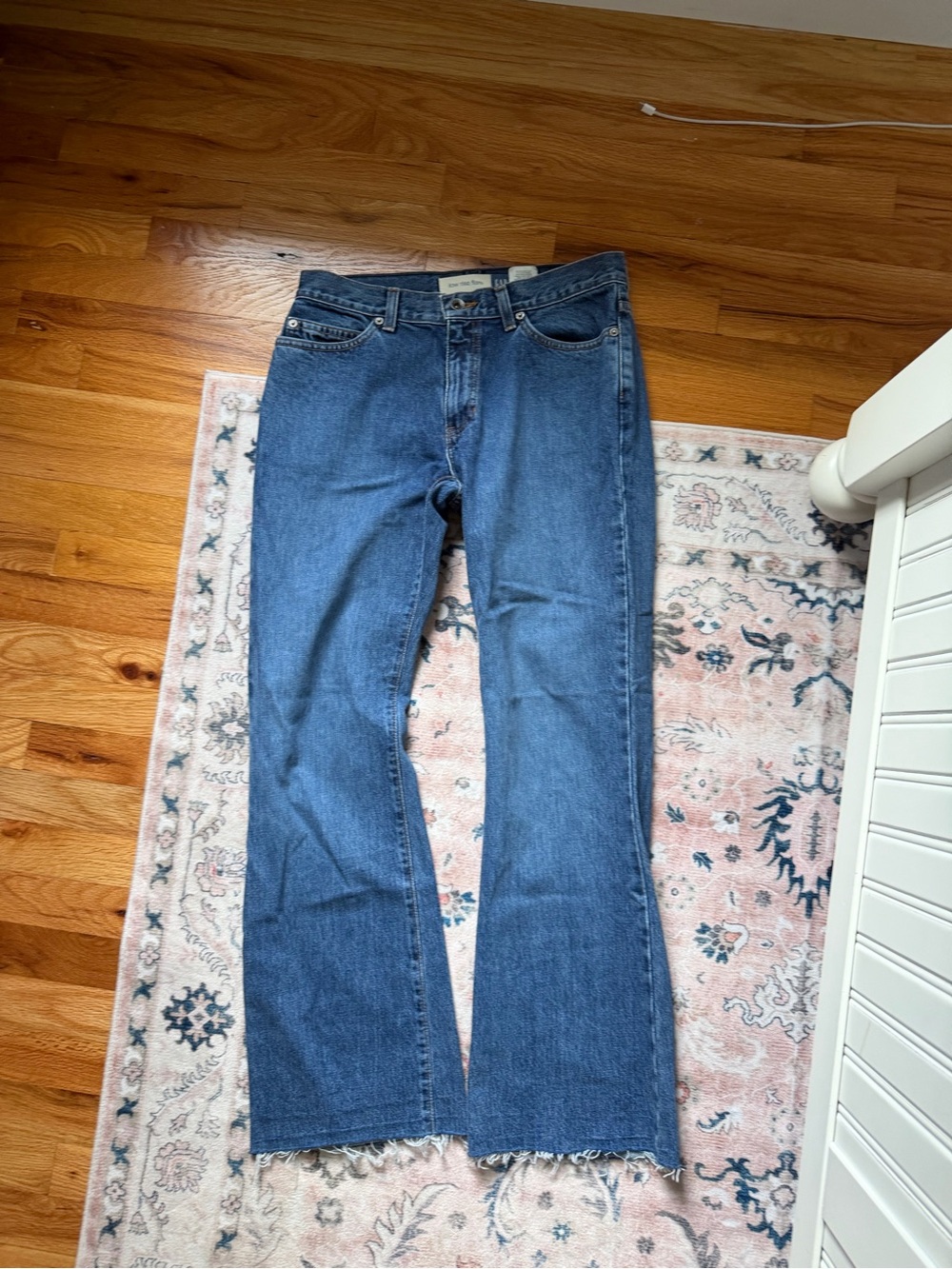 GAP Medium Blue low-rise Flare Jeans
